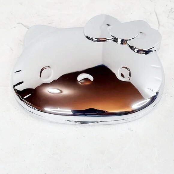 RARE Sephora Hello Kitty Limited Edition Silver Compact Mirror 2011 NIB - Picture 6 of 7